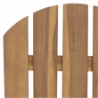 Safavieh Stowe Adirondack Wood Rocking Chair  in Teak