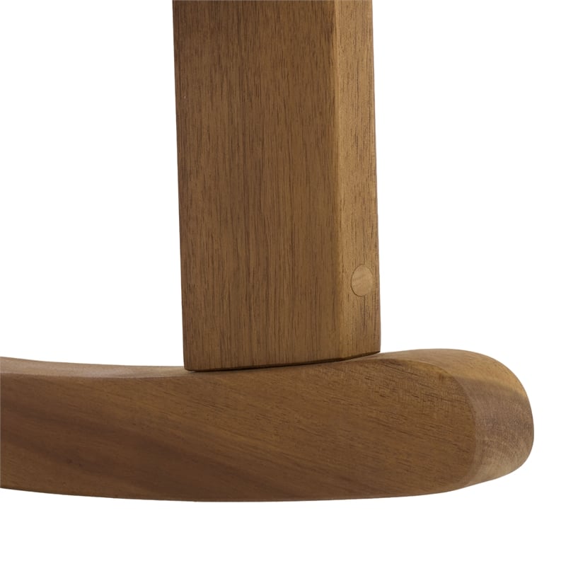 Safavieh Stowe Adirondack Wood Rocking Chair  in Teak
