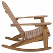 Safavieh Stowe Adirondack Wood Rocking Chair  in Teak