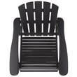 Safavieh Stowe  Adirondack Wood Rocking Chair in Black