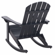Safavieh Stowe Adirondack Wood Rocking Chair  in Blue
