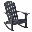 Safavieh Stowe Adirondack Wood Rocking Chair  in Blue