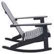 Safavieh Stowe Adirondack Wood Rocking Chair  in Blue