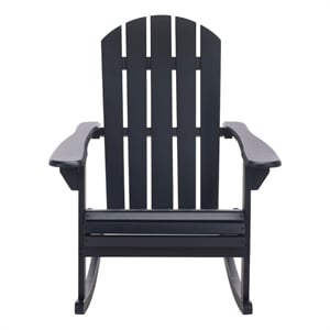 Safavieh Stowe Adirondack Wood Rocking Chair  in Blue