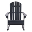 Safavieh Stowe Adirondack Wood Rocking Chair  in Blue