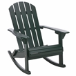 Safavieh Stowe Adirondack Wood Rocking Chair  in Green