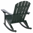 Safavieh Stowe Adirondack Wood Rocking Chair  in Green