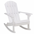 Safavieh Stowe Adirondack Wood Rocking Chair  in White