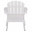Safavieh Stowe Adirondack Wood Rocking Chair  in White