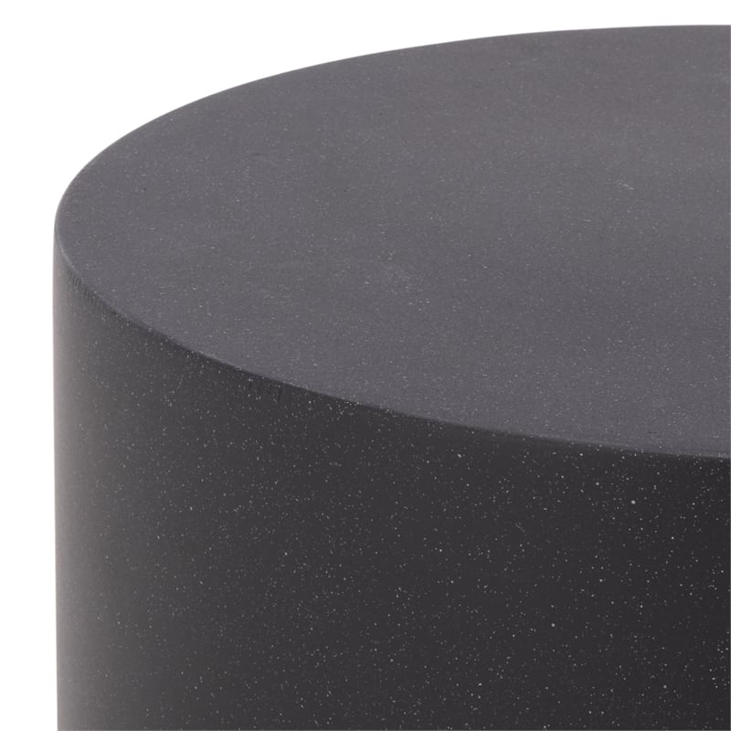 Safavieh Tina Cylinder Accent Table in Black
