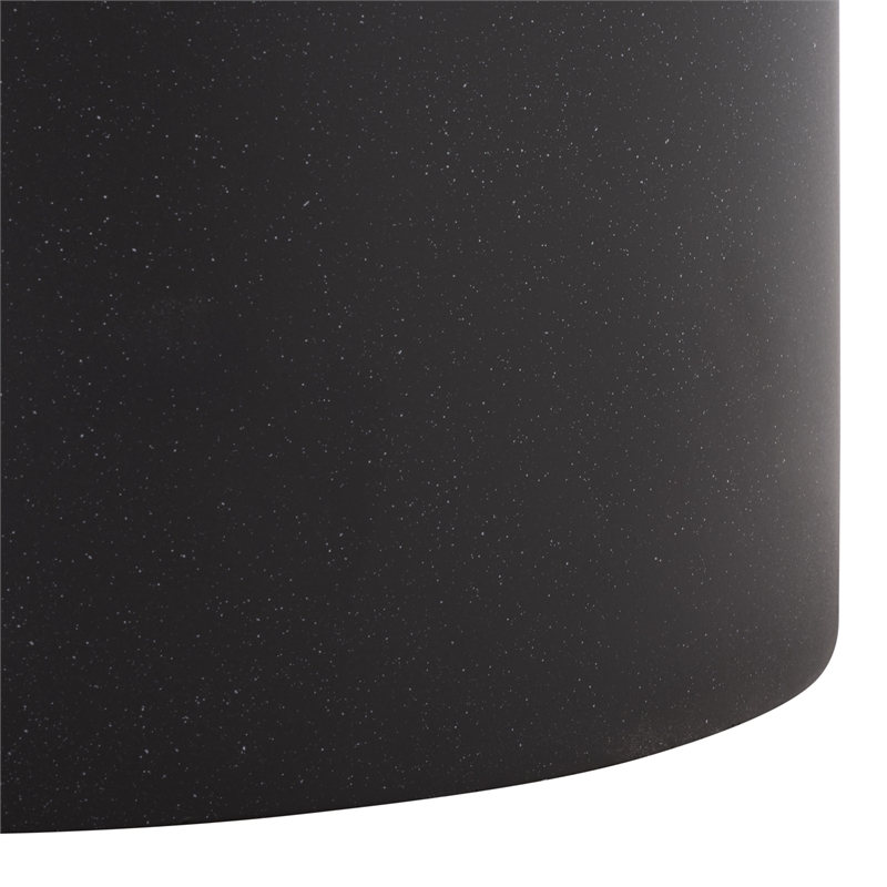 Safavieh Tina Cylinder Accent Table in Black