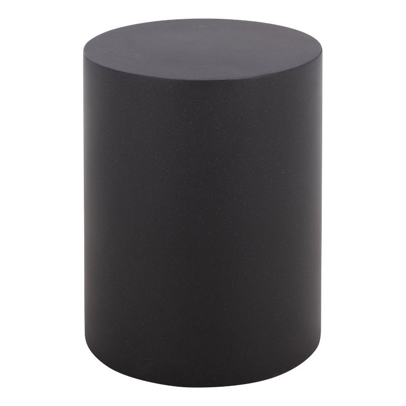 Safavieh Tina Cylinder Accent Table in Black