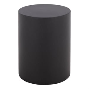 Safavieh Tina Cylinder Accent Table in Black