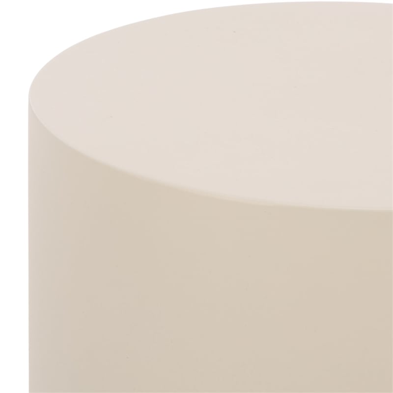 Safavieh Tina Cylinder Accent Table in Ivory