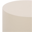 Safavieh Tina Cylinder Accent Table in Ivory