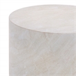 Safavieh Tina Cylinder Accent Table in Smoke