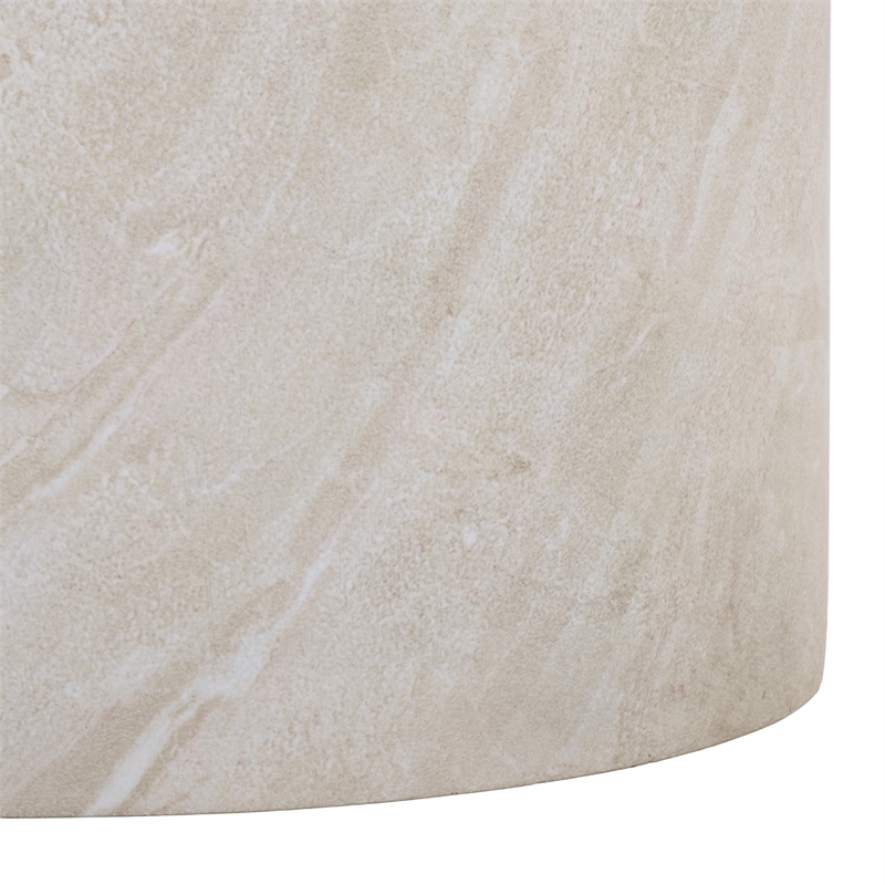 Safavieh Tina Cylinder Accent Table in Smoke