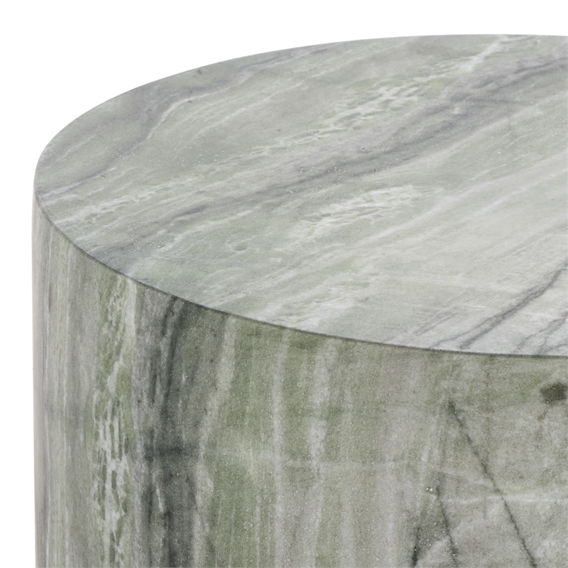 Safavieh Tina Cylinder Accent Table in Green
