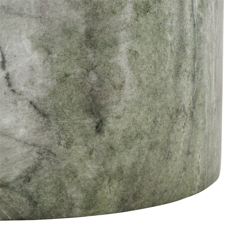 Safavieh Tina Cylinder Accent Table in Green