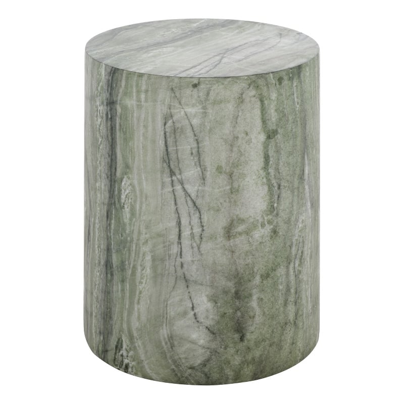 Safavieh Tina Cylinder Accent Table in Green