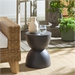 Safavieh Tina Hourglass Accent Table in Black