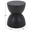 Safavieh Tina Hourglass Accent Table in Black