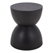 Safavieh Tina Hourglass Accent Table in Black