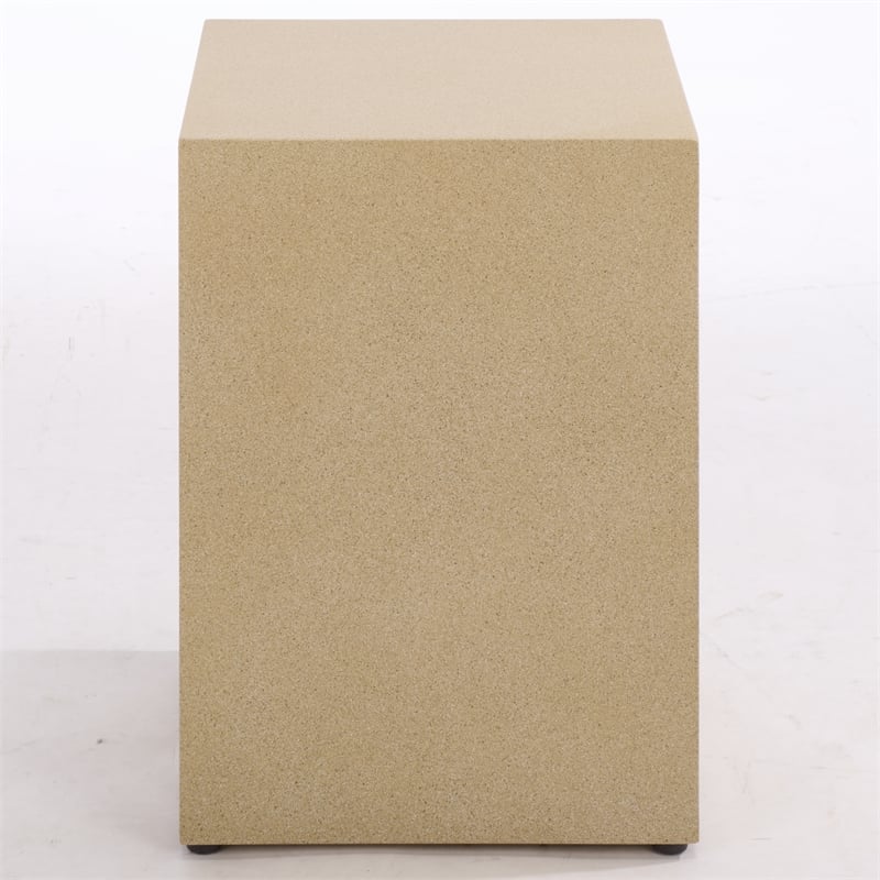 Safavieh Tina Cube Accent Table  in Beige