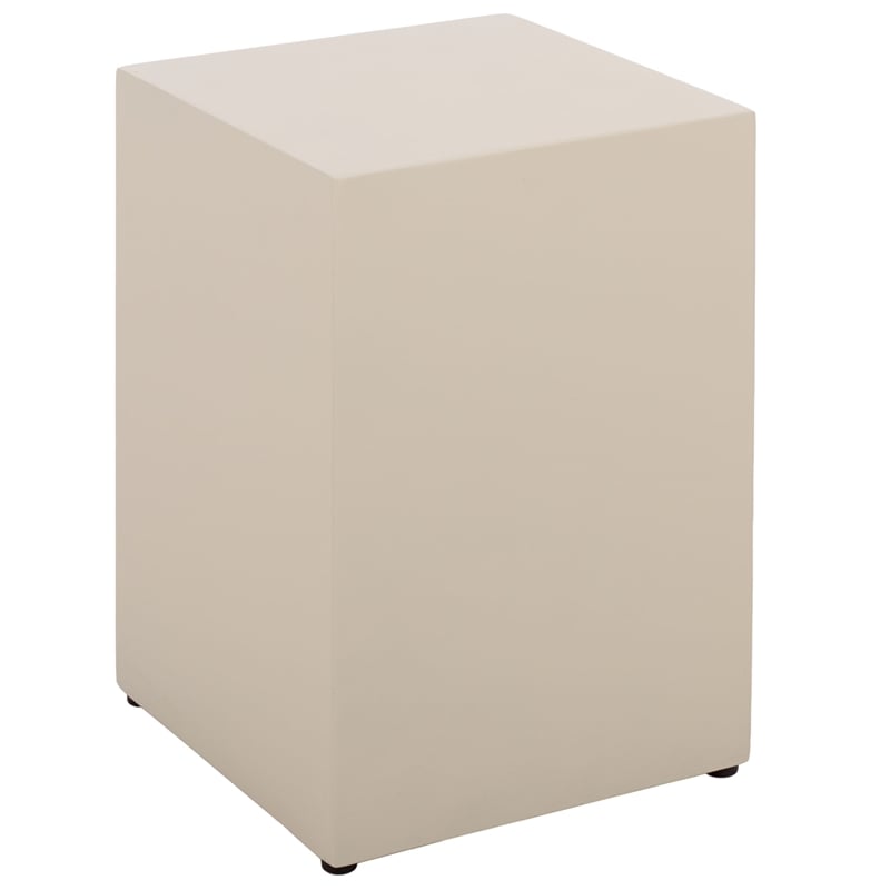 Safavieh Tina Cube Accent Table in Ivory