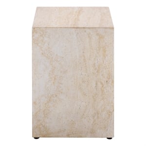 Safavieh Tina Cube Accent Table in Beige