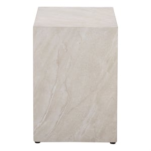 Safavieh Tina Cube Accent Table in Smoke