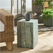 Safavieh Tina Cube Accent Table in Green