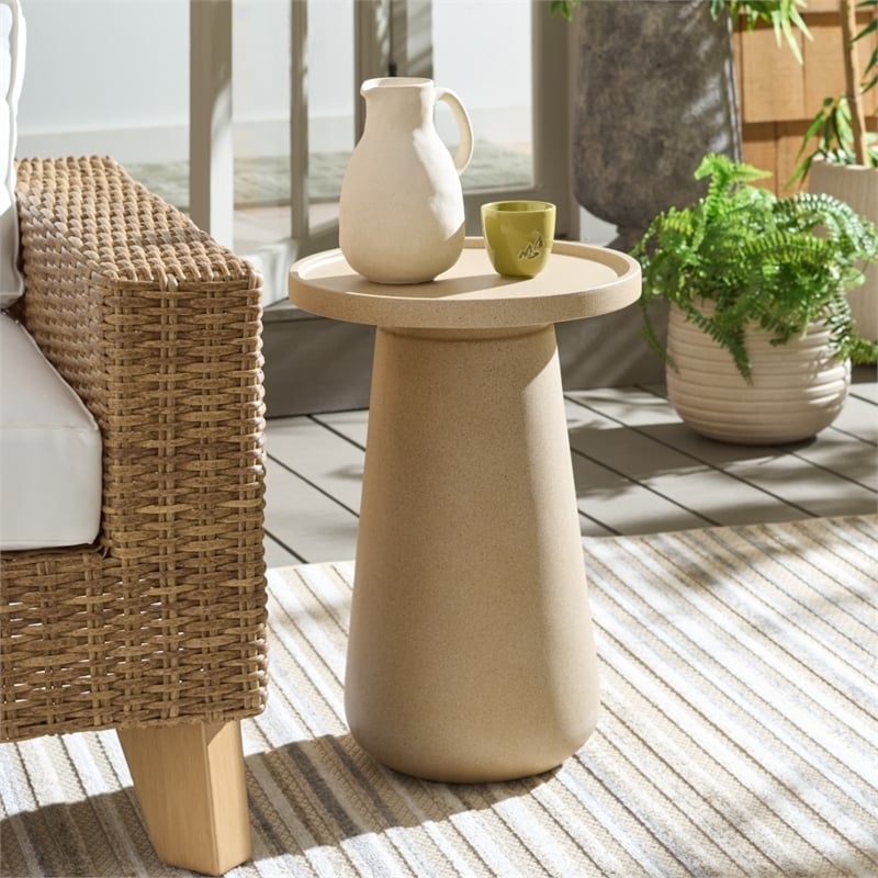 Safavieh Tina Accent Table  in Beige