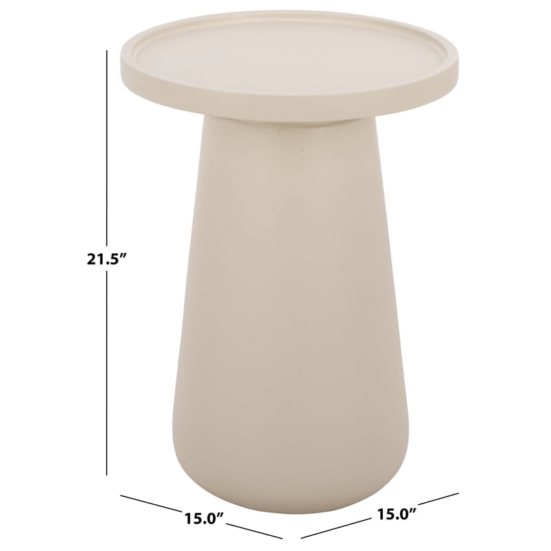 Safavieh Tina Accent Table  in Ivory