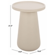Safavieh Tina Accent Table  in Ivory