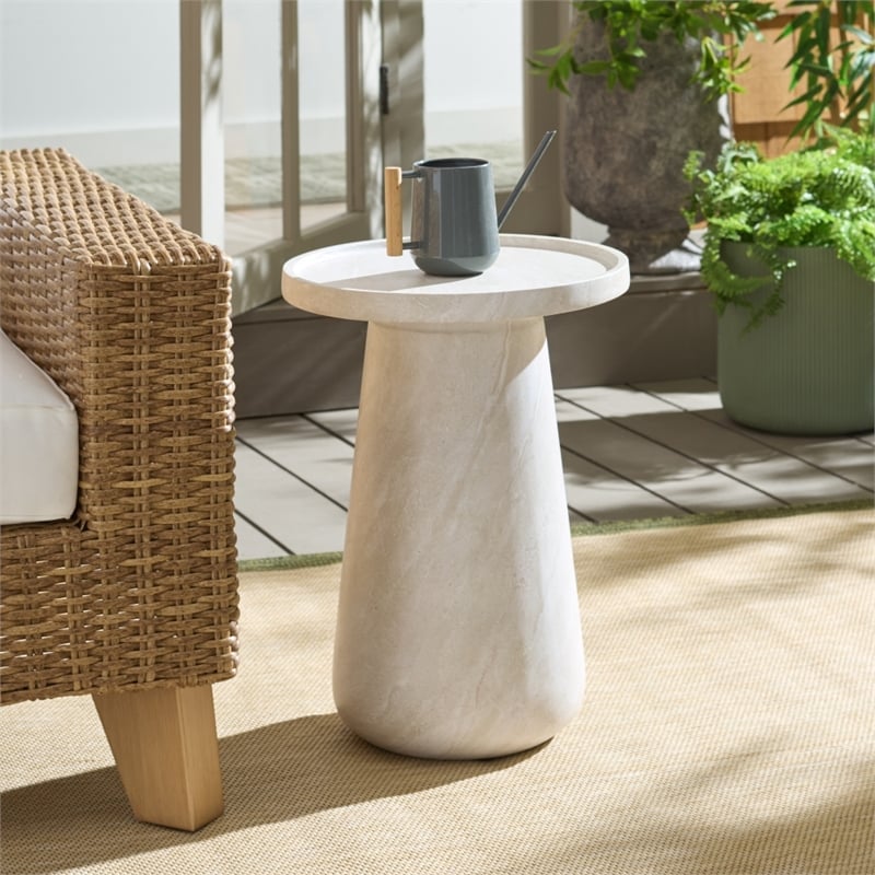 Safavieh Tina Accent Table in Smoke