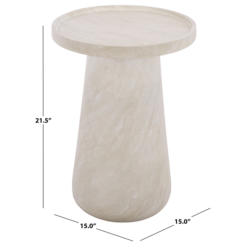 Safavieh Tina Accent Table in Smoke