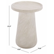 Safavieh Tina Accent Table in Smoke