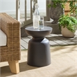 Safavieh Tina Mushroom Accent Table in Black