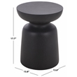 Safavieh Tina Mushroom Accent Table in Black