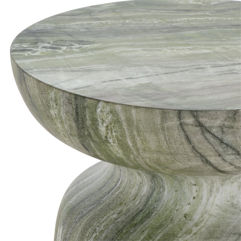 Safavieh Tina Mushroom Accent Table in Green