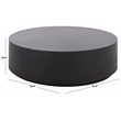 Safavieh Tina Round Coffee Table in Black