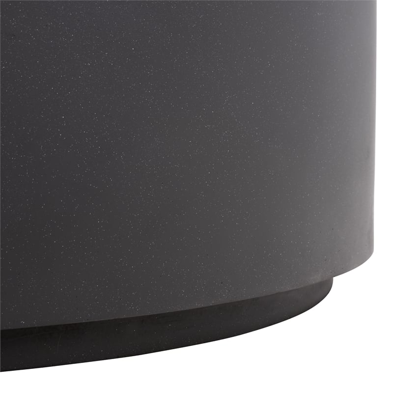 Safavieh Tina Round Coffee Table in Black