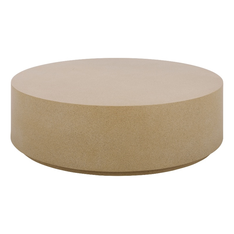 Safavieh Tina Round Coffee Table  in Beige