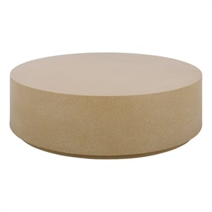 Safavieh Tina Round Coffee Table  in Beige