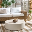 Safavieh Tina Round Coffee Table in Ivory
