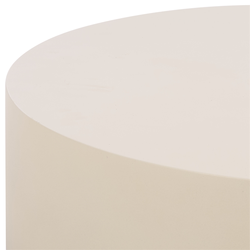 Safavieh Tina Round Coffee Table in Ivory