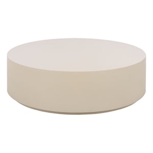 Safavieh Tina Round Coffee Table in Ivory