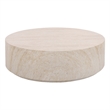 Safavieh Tina Round Coffee Table in Beige