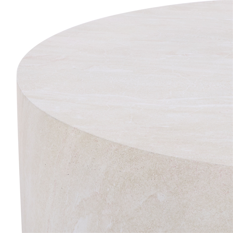 Safavieh Tina Round Coffee Table in Smoke